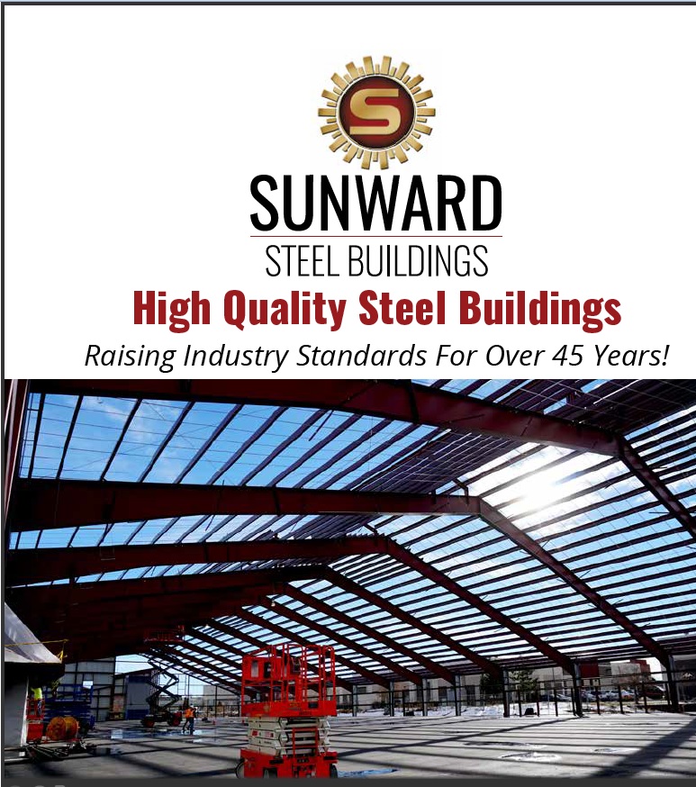 Sunward steel building