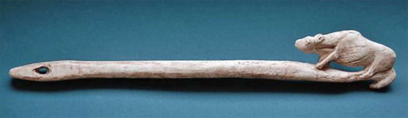 atlatl with hyena