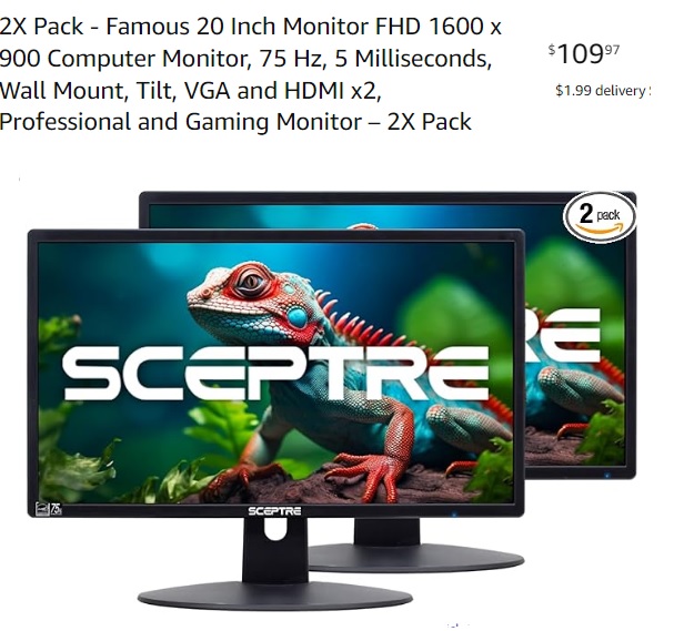 computer monitors
